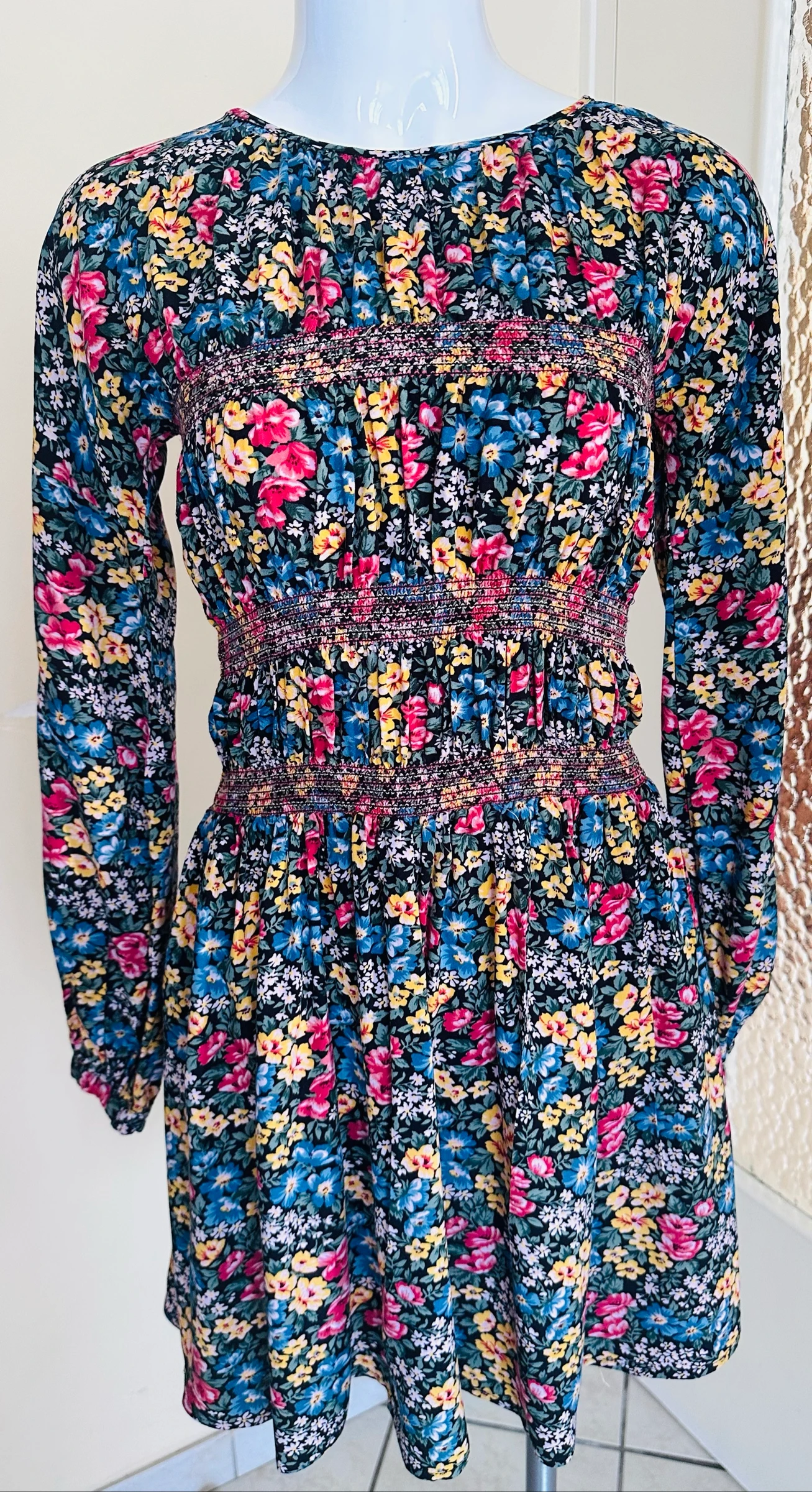 Vestido Floral Smockado Sublime ASOS – Tamanho 38 – Estado Novo – photo 10